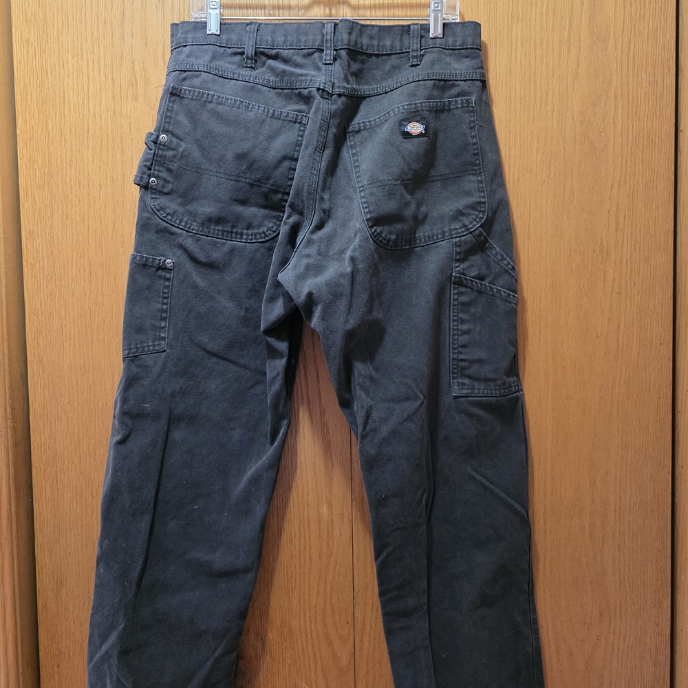 Dickies Men's Black Cargo Work Carpenter Pants